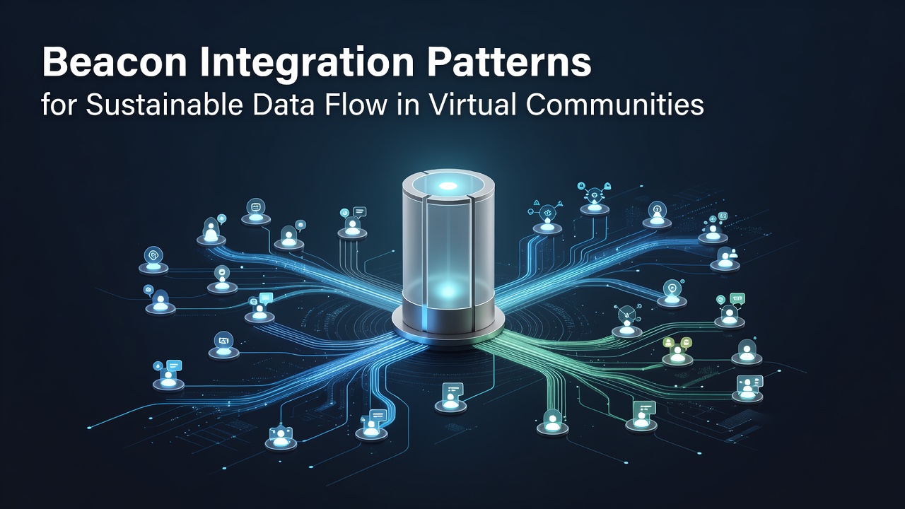 Beacon Integration Patterns for Sustainable Data Flow in Virtual Communities